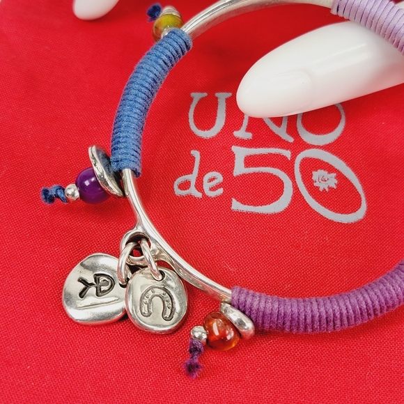 2012 Uno de 50 "La que abunda" Bangle Bracelet - Picture 6 of 12